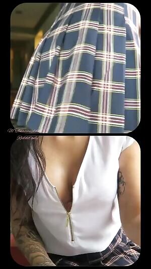 Will you cum on my ass and face at the same time?