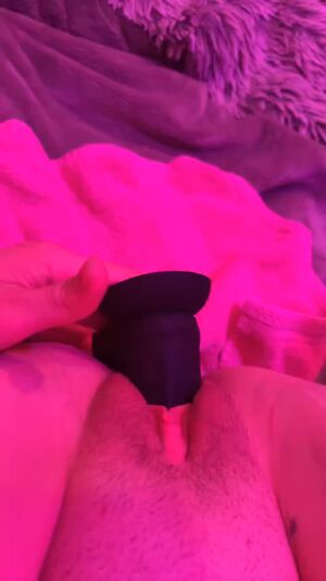 Stubble Dildo Girls Masturbating POV