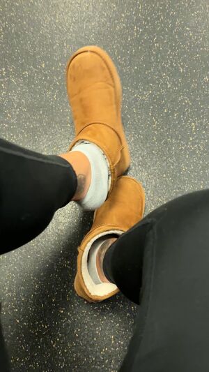 Sportswear Ankle Socks Boots Foot Fetish