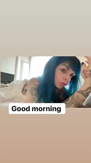 Good Morning Booty Tease On Bed