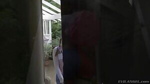 Chokes on cum at the end