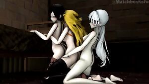 Ruby, Yang and Weiss - Threesome