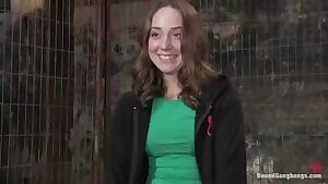 First gang bang, first DP, lot of first going on here!