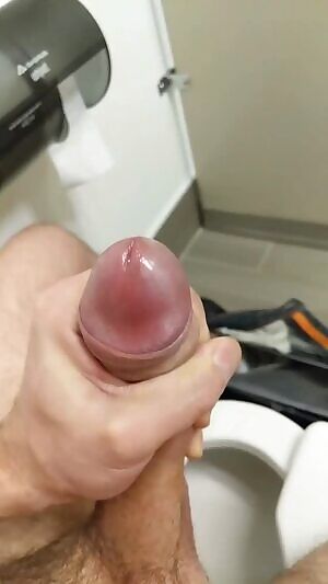 Making my thick cock flow pearly white thick cum