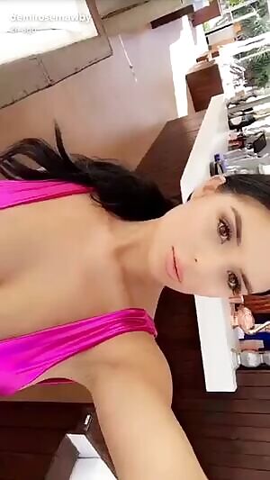Demi pink one piece