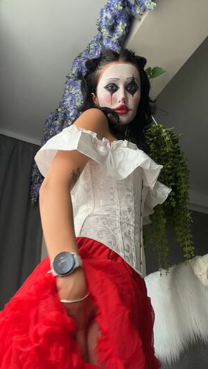Clown Porn Amateur Brunette Corset Cosplay