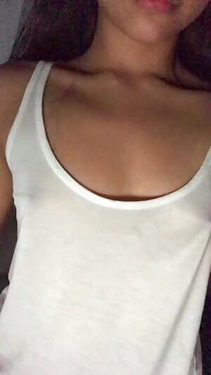 Sexy girl with tiny tits