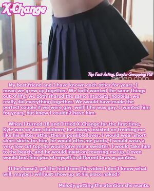 X-Change Melody Marks Skirt Upskirt XChange