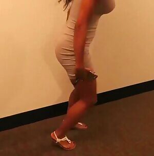 putting on underwear