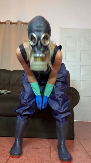 Glove Fetish Mask Rubber