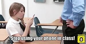 She downloaded the TimeStop app.