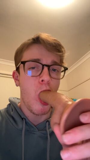 Gay Blowjobs Dildo NSFW Submissive Sucking
