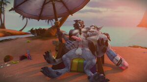 Love not Warcraft Animation Beach Cock