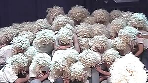 Art Student played like a drum in performance piece