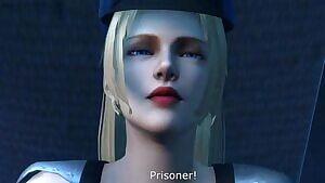 Rachel having some fun with her prisoner, full version in comments