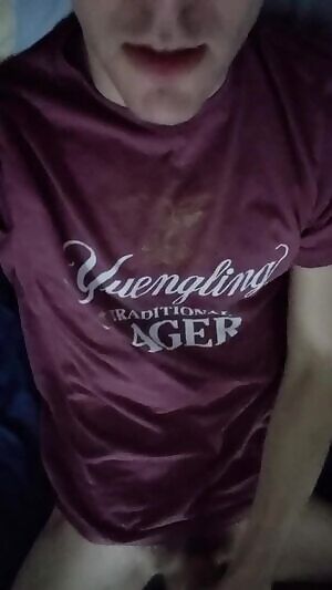 Moaning, heavy breathing, and ruining my favorite shirt