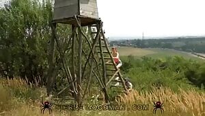 Hard fucking on the watchtower