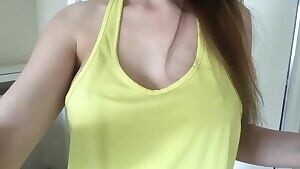 I was invited to a St Patrick’s party tonight but I’d rather stay at home. Here are my boobs