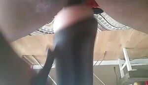 Defying gravity-part 4 of 4 I forgot to rotate the vid when processing this clip of my fucking my batt operated, very tight toy. Small load in the end.