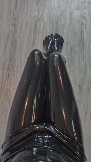 Shiny Clothes Crossdressing Femboy Latex Sissy