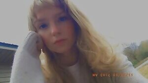 a sleepy/no makeup, sneaky outdoor ahegao ❤️