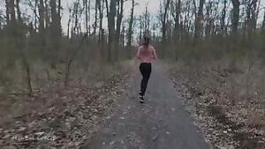 Forest Running, Anal Fucking, Public Cumming