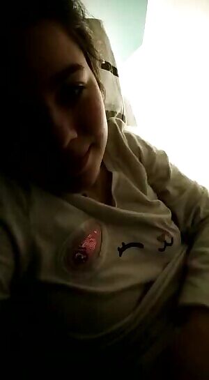 Slow boob reveal in bed