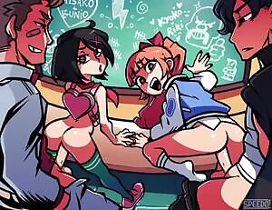 Misako and Kyoko achieve the secret ending