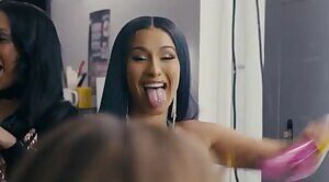 Wanna see Cardi B on something like “Ghetto Gaggers” or “Latina Abuse” getting throatfucked and humiliated. Perfect scenario for such an annoying but hot bitch.