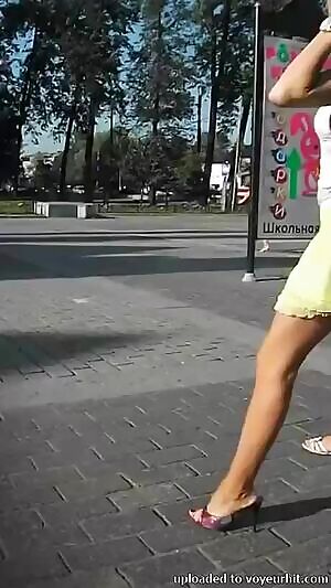 What's she hiding under there?