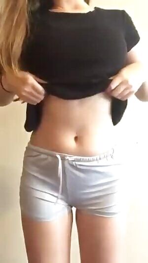 Blonde amateur titty drop