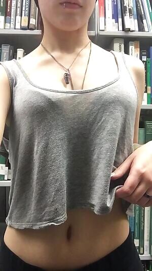 I love lashing my perky tits at work 😘