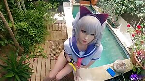 Bronya Honkai Impact 3rd swimsuit creampie