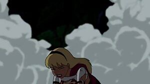 Galatea beating Supergirl senseless