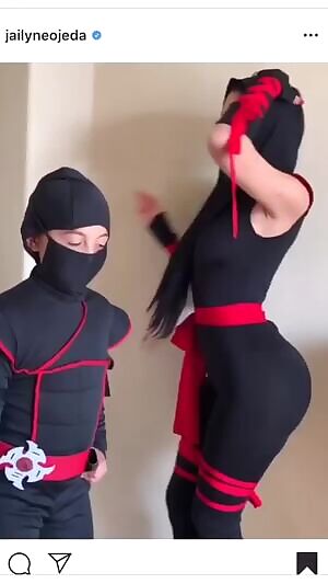 Jailyne always doing the most with her little bro