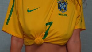 On/Off Big Tits Boobs Brunette Latina