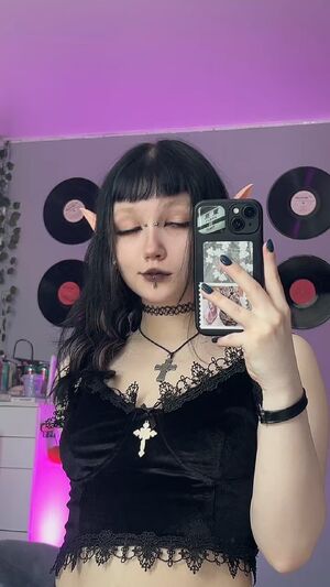 Elf Girls Barely Legal Goth Selfie