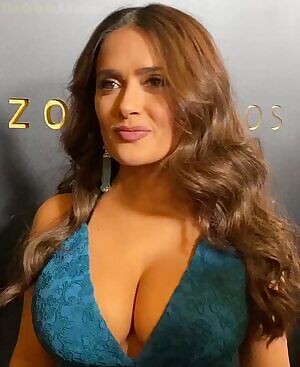 Salma Hayek is your mommy and she lets all your high school bullies cum on her big tits so that you have something to eat for dinner