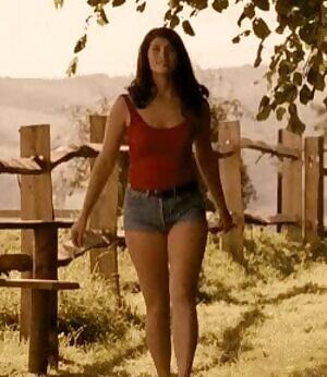 Seeing your aunt for the first time in years at the family reunion.