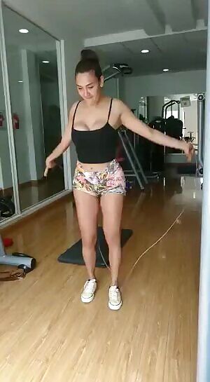 Tank Top + Jump Rope = Tiddy Pop