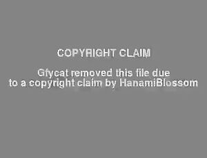 Great tits, blue hair jiggling on a dildo