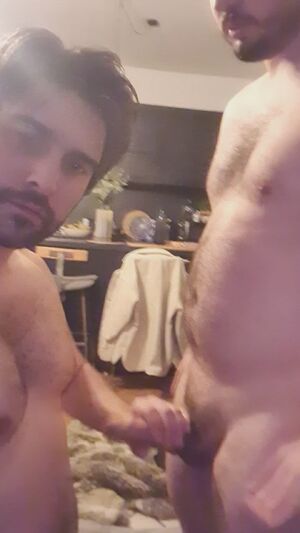 What would you do if you found my bf down on his knees sucking my big dick? Raf (22) and Kal (41)