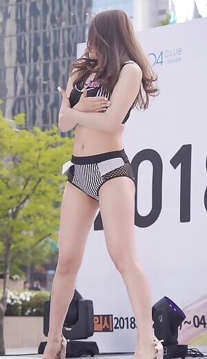 Girl Crush - Cutie Sehee Not Wearing Much in Public Performance
