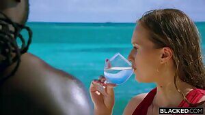 She had to get a peak at Kunta Kinta's black sausage.