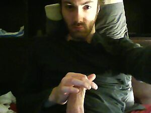 Slowly thrusting my dick into my hands