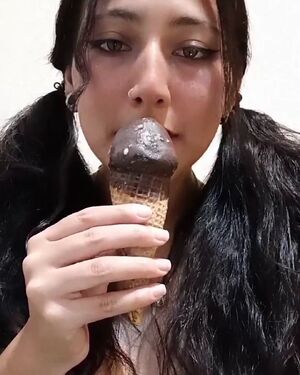 Food Play Brunette Foot Fetish Lick