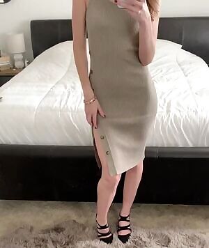 Just a little peek underneath my dress.....