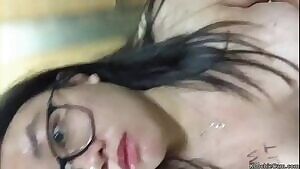 cumslut taking the stairs