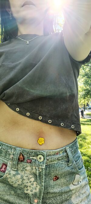 Not Nude Belly Button Clothed Outdoor