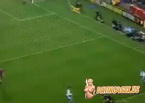 Naked Female Streaker Scores Goal